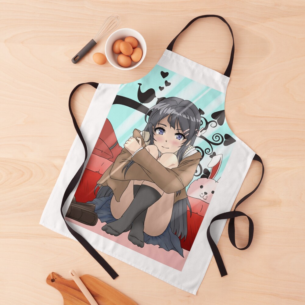 Seishun Buta Yaro wa Bunny Girl-senpai no Yume wo Minai B2 Wall Scroll:  Sakurajima Mai Apron Ver.