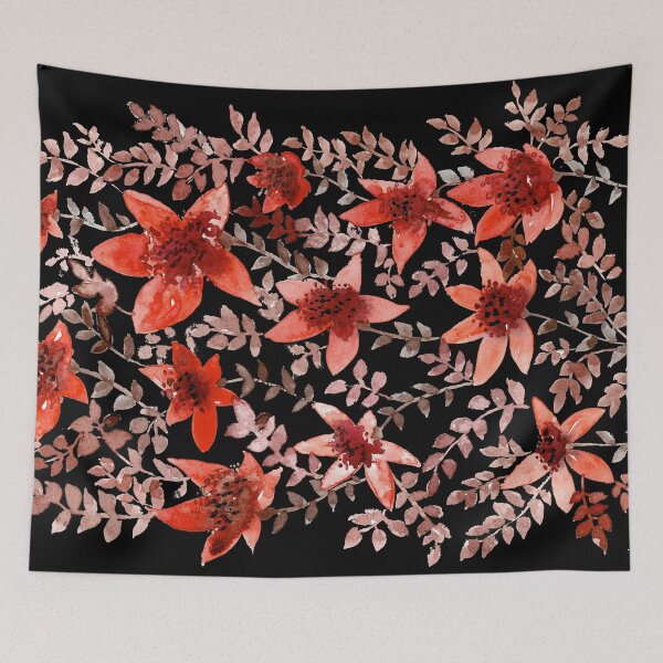 Item preview, Warm Flowers designed and sold by María Casas Watercolour Designs.