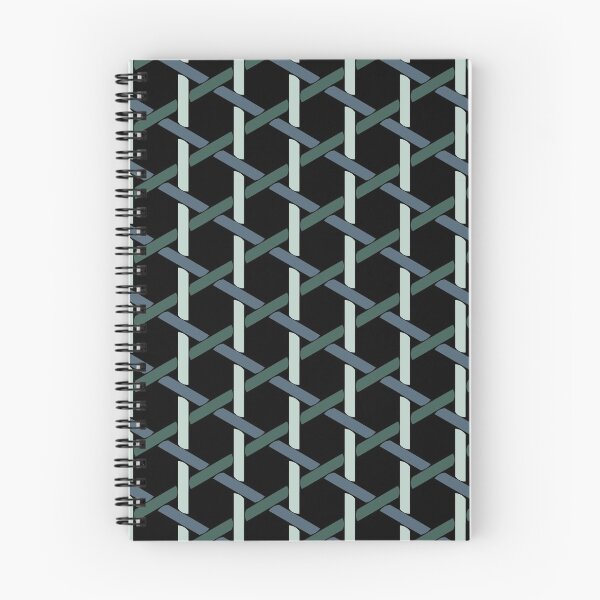 Item preview, Japanese Kagome Bamboo Pattern - Green Blue Black designed and sold by recs-official.