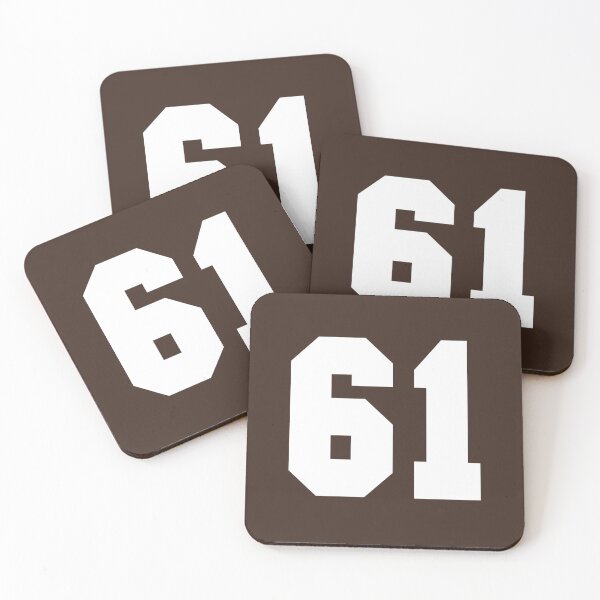 Item preview, 61 Number Cleveland Sports Sixty-One Brown Jersey designed and sold by HelloFromAja.