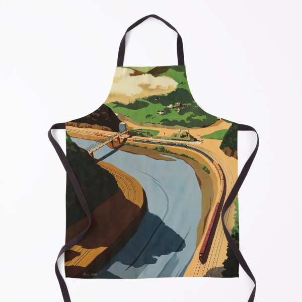 Item preview, Route of the Blue Diamond retro poster designed and sold by CorasPosters.