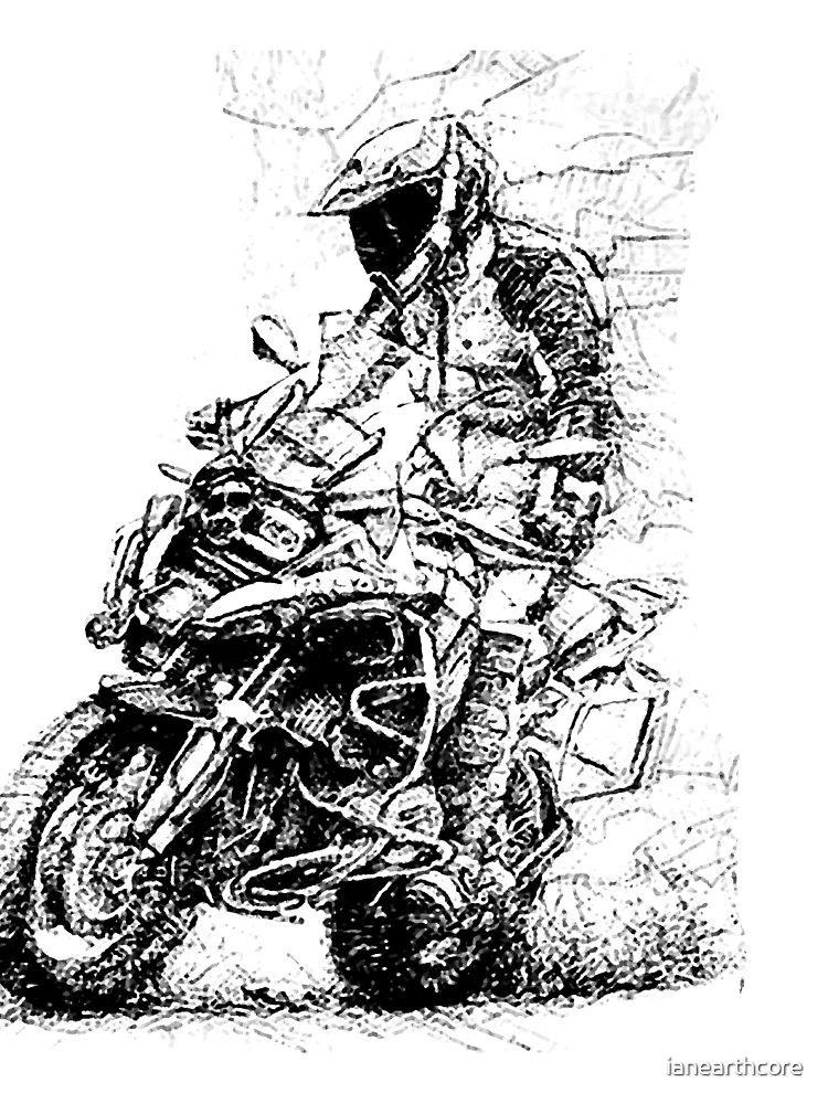 Thumbnail 3 of 3, Scarf, GS Riding Hard In The Rough designed and sold by ianearthcore.