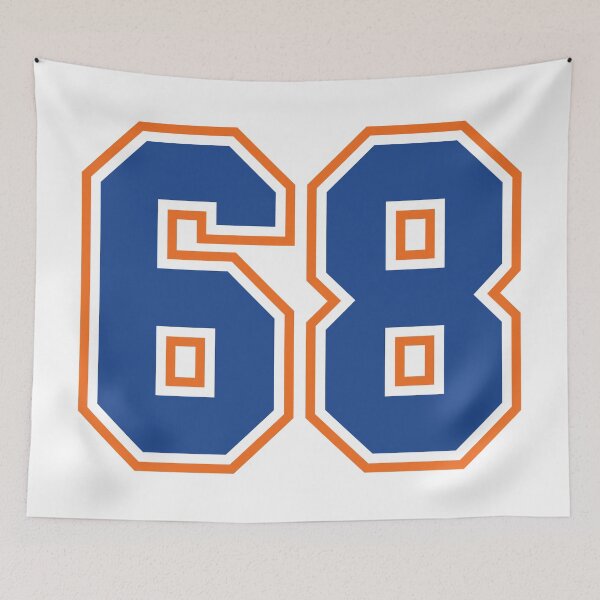 Item preview, Sixty-Eight Jersey Number Sports 68 designed and sold by HelloFromAja.