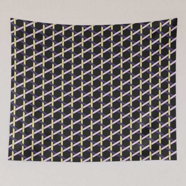 Item preview, Japanese Kagome Bamboo Pattern - Pink Yellow Purple designed and sold by recs-official.