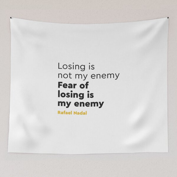 Item preview, Rafa Nadal quote designed and sold by GoldenDov.