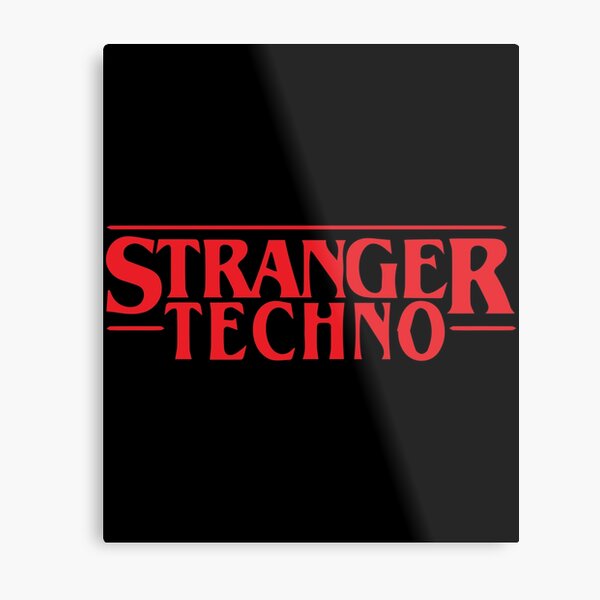  Stranger Techno  Music Festival  Essential Metal Print by 