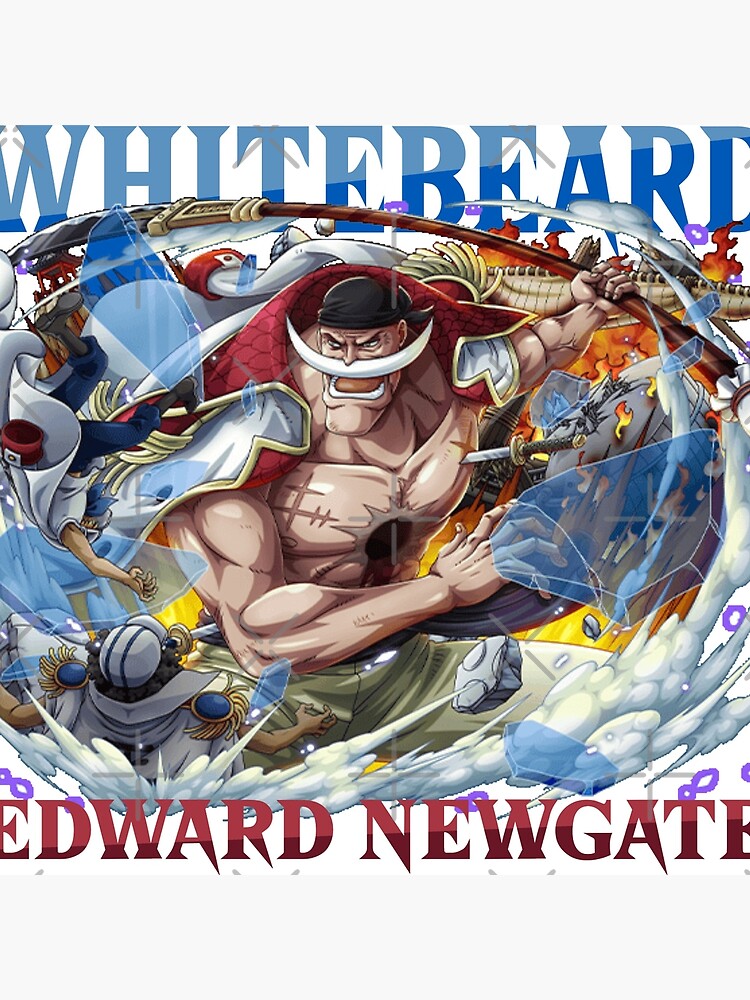 Edward Newgate Whitebeard Yonko Emperor One Piece Art Board Print By Benny0291 Redbubble