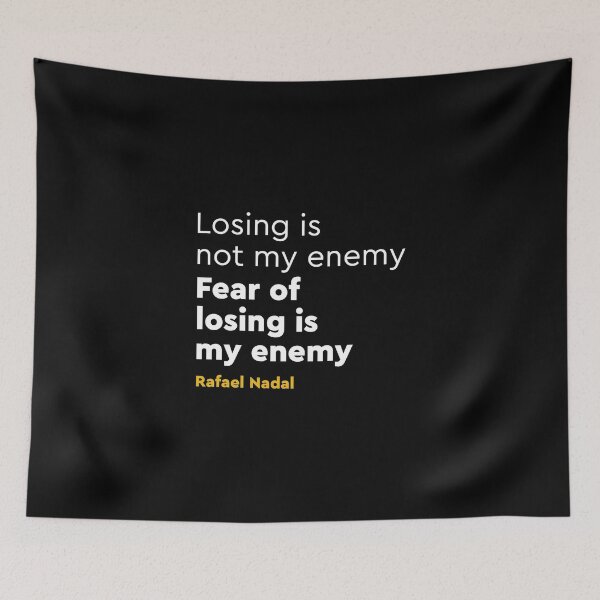Item preview, Rafa Nadal quote designed and sold by GoldenDov.