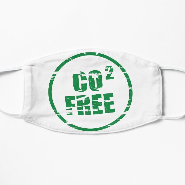 CO2 frei Flache Maske