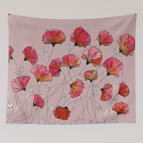 Item preview, Wild poppies designed and sold by María Casas Watercolour Designs.