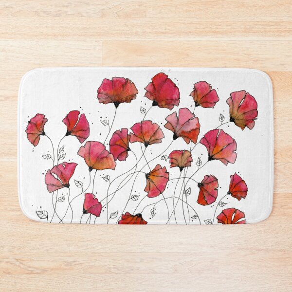 Item preview, Wild poppies designed and sold by María Casas Watercolour Designs.