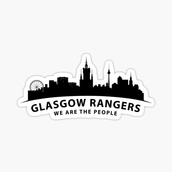 Vista previa del artículo con la obra «Glasgow Rangers Somos la gente», diseñado y vendido por RaRa-Design.