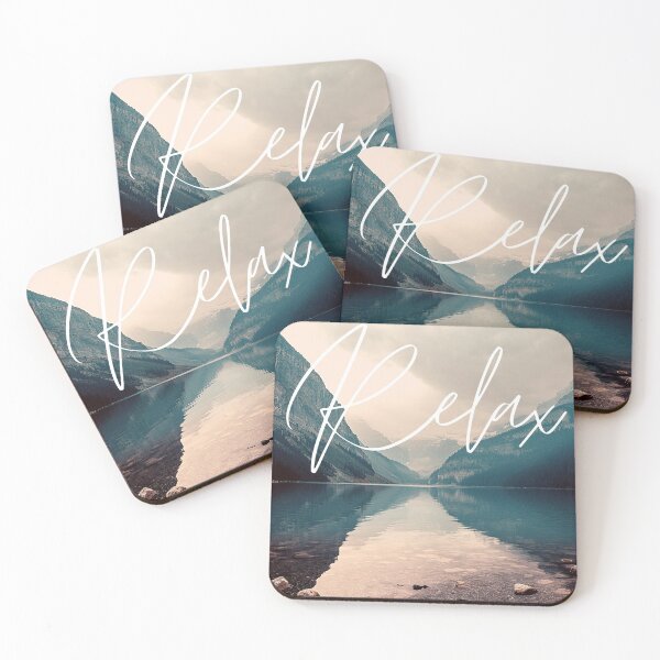 Item preview, Relax peaceful mountains and lake photography designed and sold by SpicyCherrys.