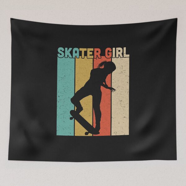 Item preview, Vintage Skateboard Girls Retro Tee Gift Skateboarding designed and sold by CreativeGift.