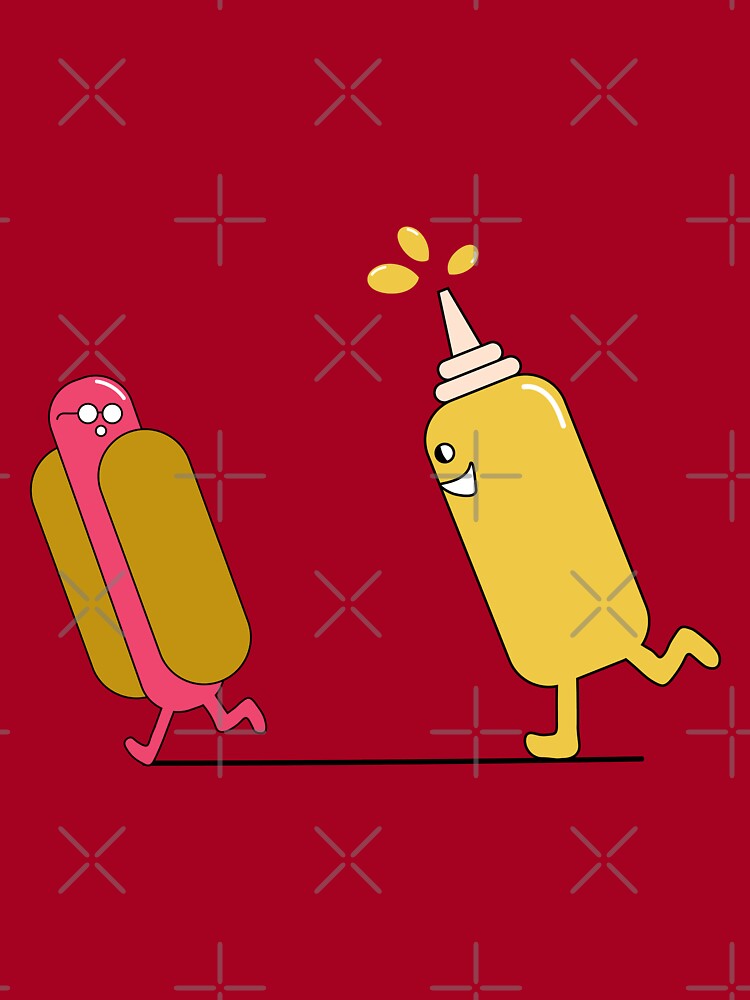 Hot Dog - Hot Dog And Mustard - Kitchen Gifts - Fun Aprons - Foodies -  Chefs - Kids Apron for Sale by happygiftideas