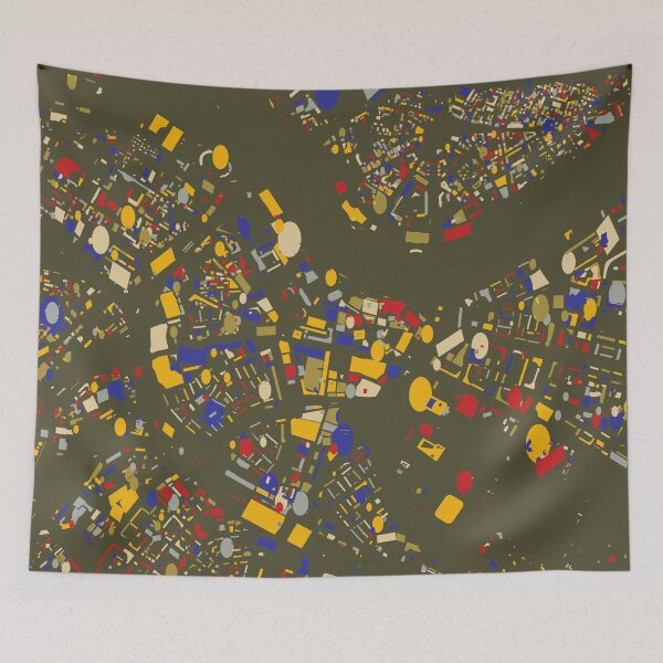 Item preview, Dresden Qlimt Style designed and sold by Data-Driven Map Designs.