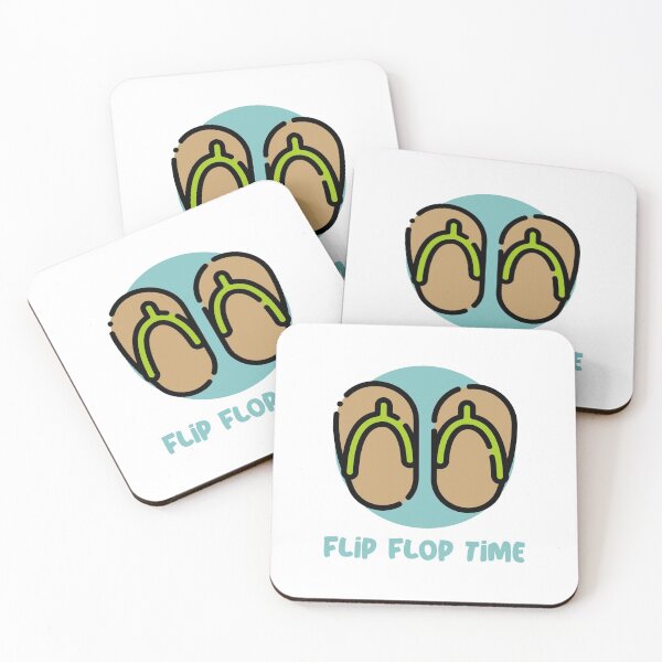 Artikelvorschau, Beach Vibes Flip Flop Zeit entworfen und verkauft von HappyFunnyTees.