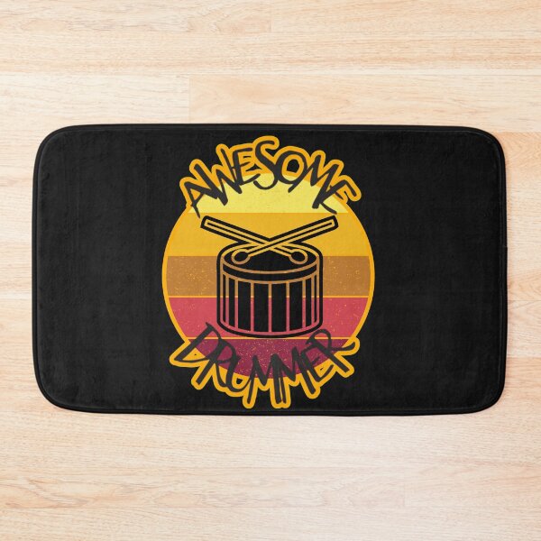 Item preview, Awesome Drummer Vintage Curve Sunset  designed and sold by DesignsofNote.