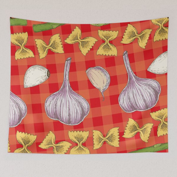 Item preview, Onion. Pasta. Asparagus Food design. designed and sold by shirtdan.