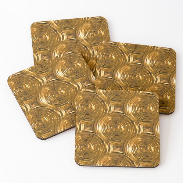 Item preview, Golden Swirlies (pattern) designed and sold by Yampimon.