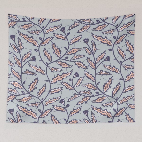 Item preview, Rhoda Ink Pink Leafy Climber designed and sold by sarahmutter.