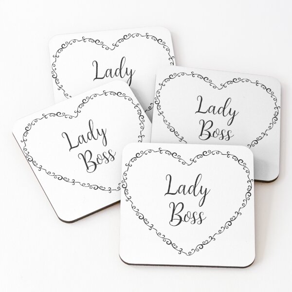 Item preview, Elegant Lady Boss Design with Heart Wreath designed and sold by BlushPearls.