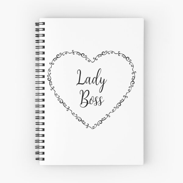 Item preview, Elegant Lady Boss Design with Heart Wreath designed and sold by BlushPearls.