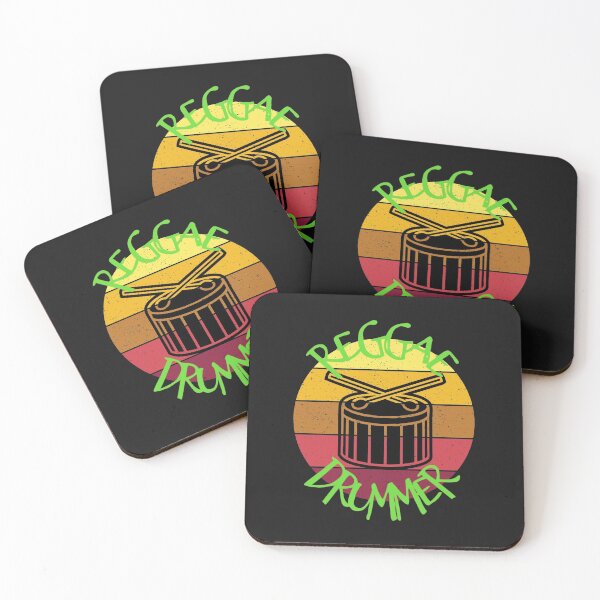 Item preview, Reggae Drummer Vintage Curve Sunset  designed and sold by DesignsofNote.