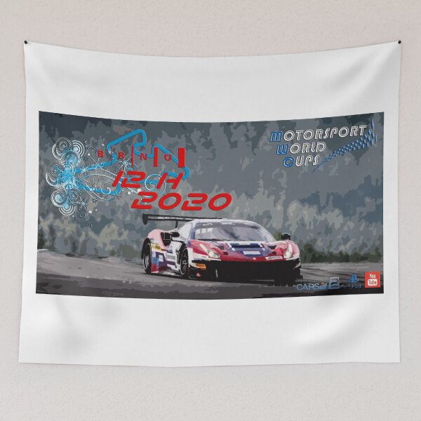 Item preview, 12 Hours Brno Czech Republic Motorsport World Cups 2020 Poster GT3 designed and sold by buff92.