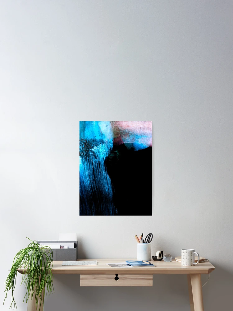 Thumbnail 2 of 3, Poster, 107 blue designed and sold by AlgorithmAB.