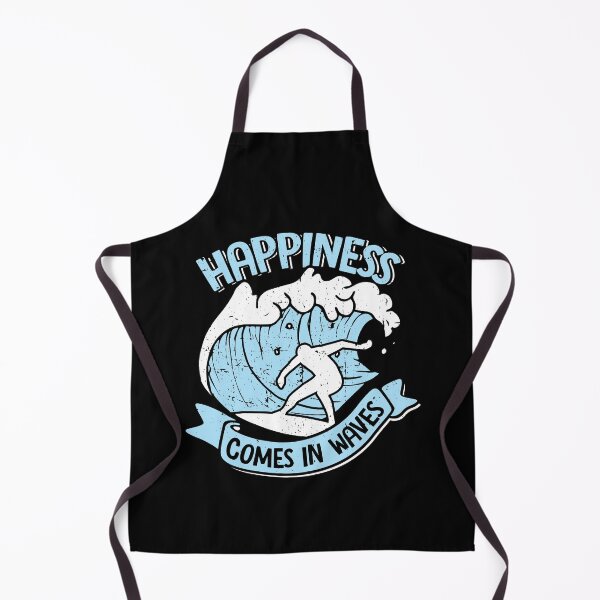 Item preview, Happiness Comes In Waves Surfing Surfer Gift designed and sold by Marcid95.