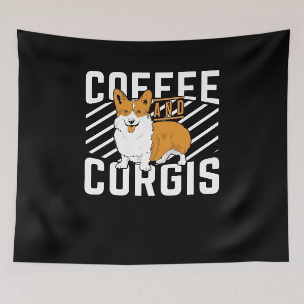 Item preview, Coffee And Corgis Dog Lover Mom Dad Gift designed and sold by Marcid95.