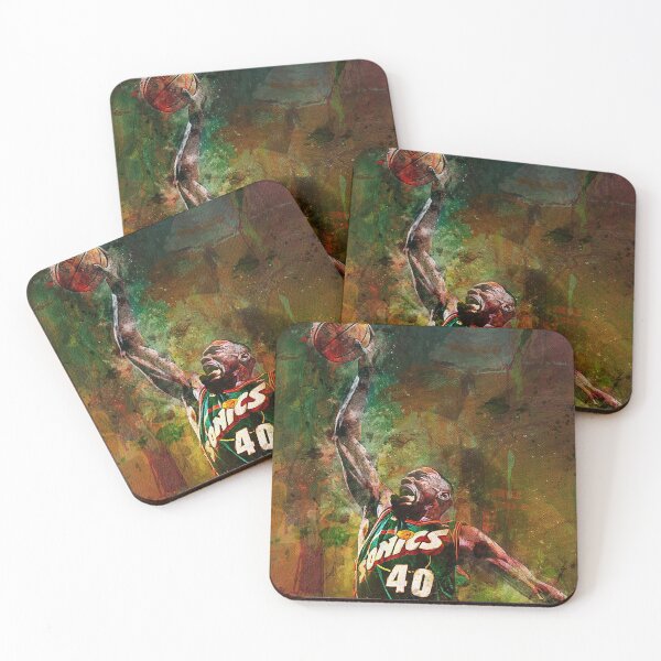 Item preview, Shawn Kemp Sonics Mixed Media designed and sold by Pixel Drip.