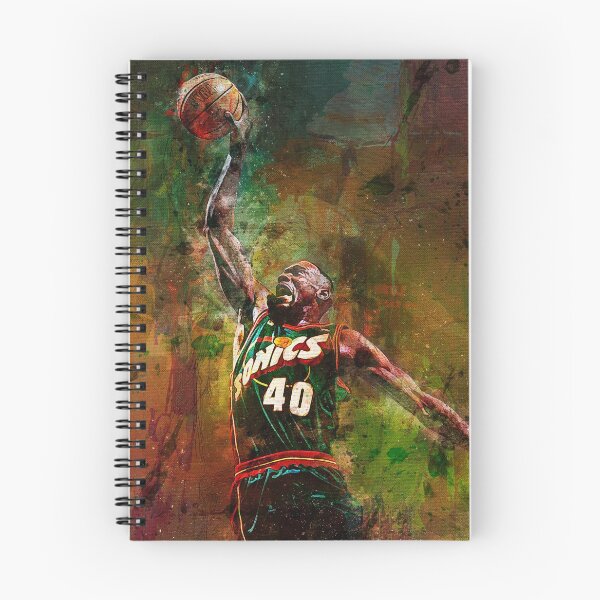 Item preview, Shawn Kemp Sonics Mixed Media designed and sold by Pixel Drip.