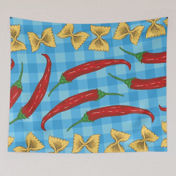 Item preview, Chili. Pasta. Tomato Food design. designed and sold by shirtdan.