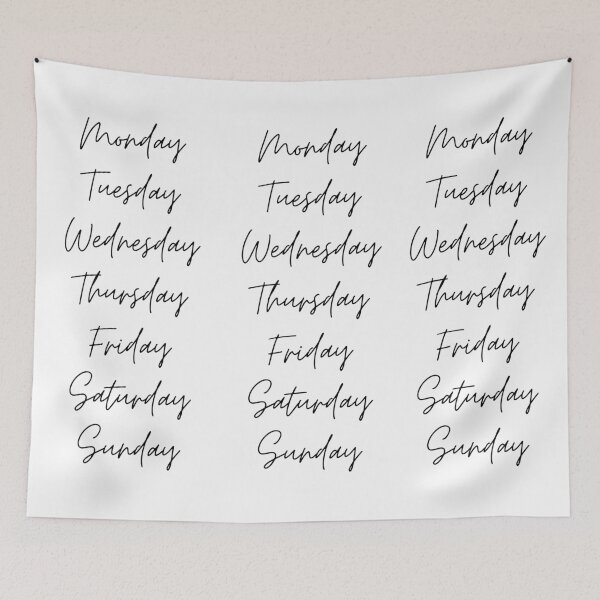 Item preview, Bujo Days of the Week designed and sold by Mavy-liz.