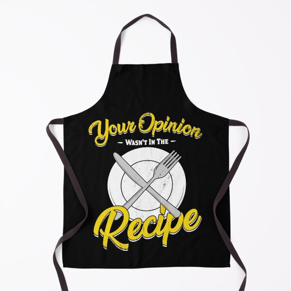 Aperçu de l'œuvre Votre opinion ne figurait pas dans la recette du cadeau de cuisinier créée et vendue par Marcid95.