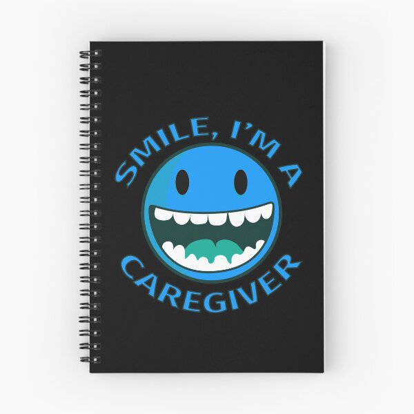 Item preview, Smile Im A Caregiver Happy Cartoon Smiley designed and sold by jacks-tees.