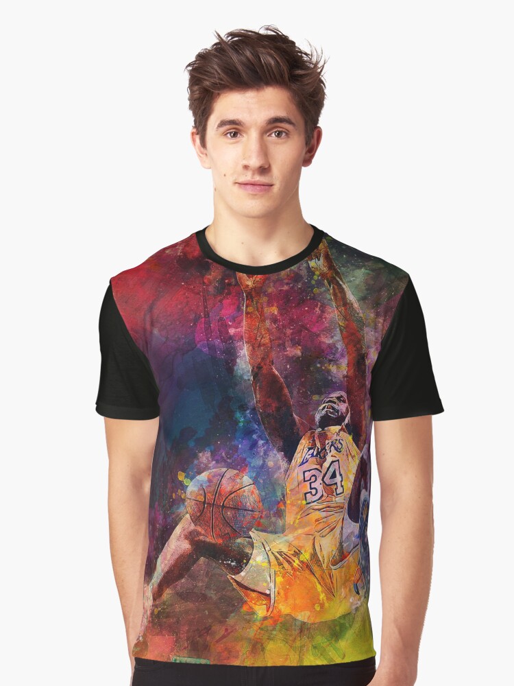 Shaq lakers best sale t shirt