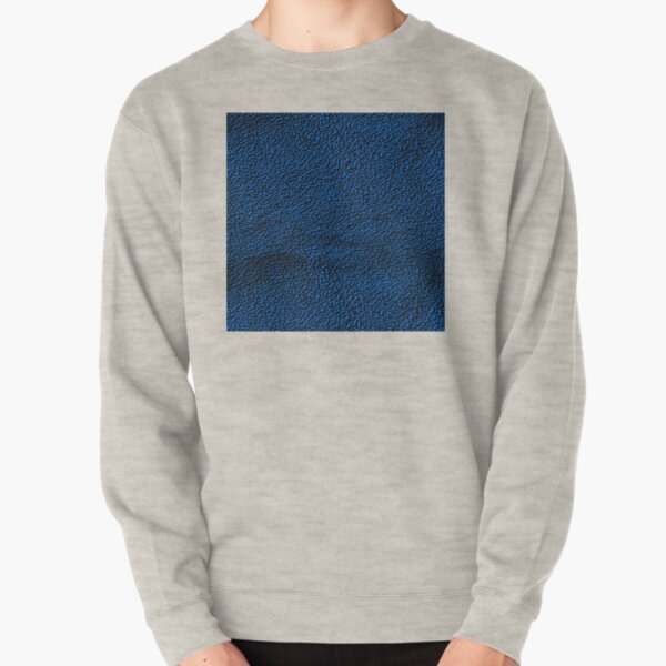 Blue Pattern Pullover Sweatshirt