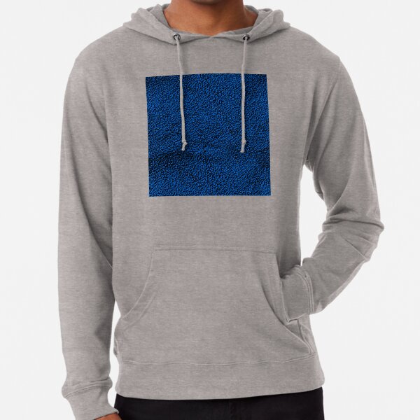 Blue Pattern Lightweight Hoodie