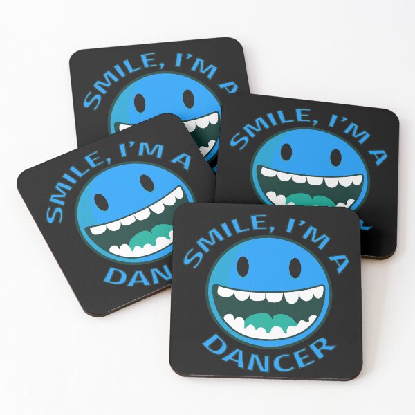 Item preview, Smile Im A Dancer Happy Cartoon Smiley designed and sold by jacks-tees.