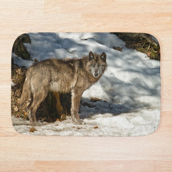 Black Wolf Bath Mats Redbubble - black wolf with black wings roblox