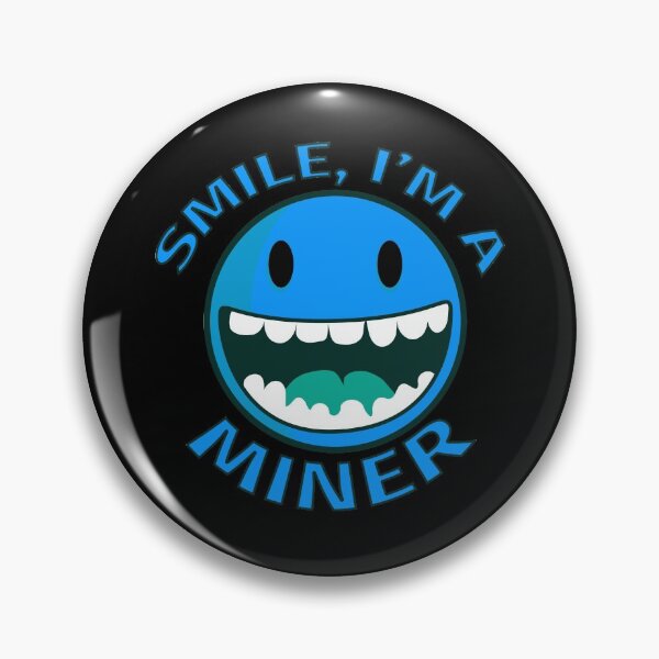 Item preview, Smile Im A Miner Happy Cartoon Smiley designed and sold by jacks-tees.