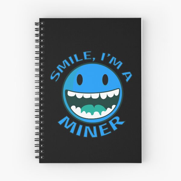 Item preview, Smile Im A Miner Happy Cartoon Smiley designed and sold by jacks-tees.