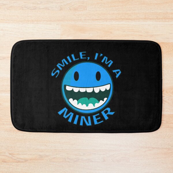 Item preview, Smile Im A Miner Happy Cartoon Smiley designed and sold by jacks-tees.