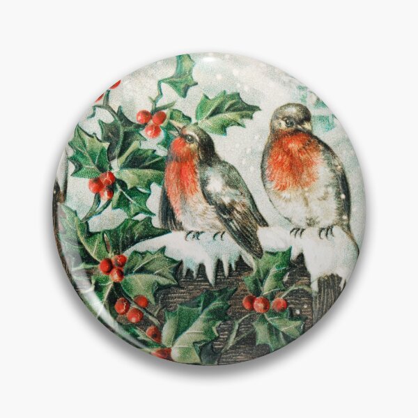 Item preview, Vintage Christmas Robins designed and sold by iamhewho.