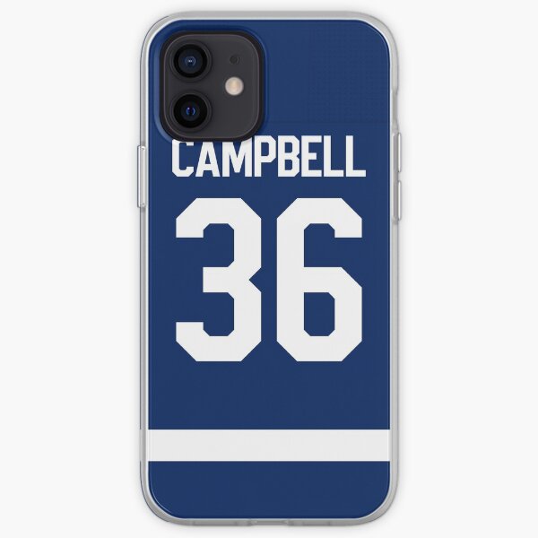 Toronto Maple Leafs Jack Campbell Home Jersey Back Phone Case iPhone Soft Case