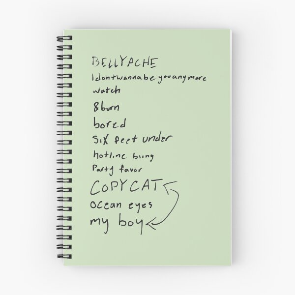 Item preview, songs setlist (b's handwriting)  designed and sold by cherishingkelly.