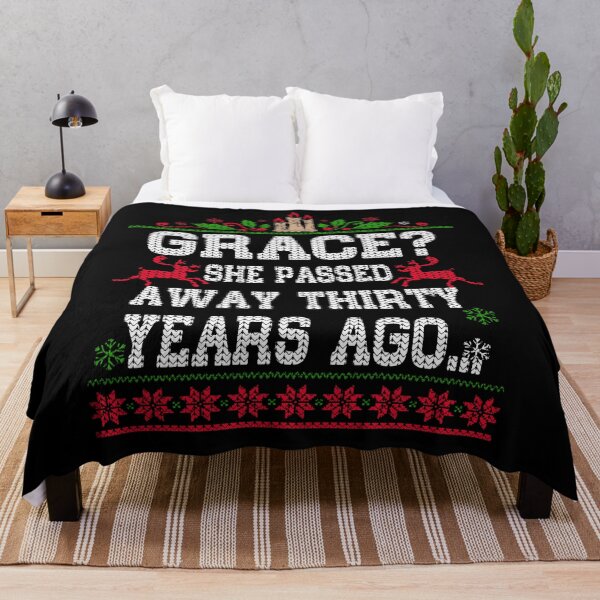 Item preview, Christmas Family Winter Vacation Ugly Sweater Style- Grace She Passed Away Thirty Years Ago Xmas designed and sold by Simeon Dorelus.